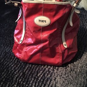 Tods Waxed Coated Canvas Shopper